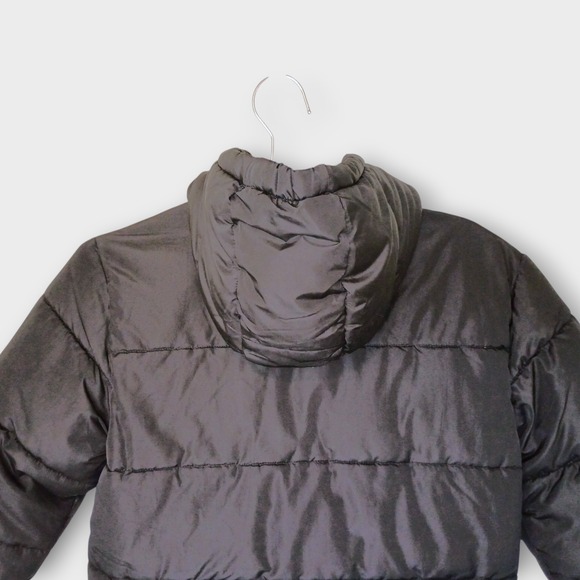 Swiss Tech Sz L Kids Puffer Jacket with Hood Full Zip Lightweight Ski Outdoors - Picture 5 of 6